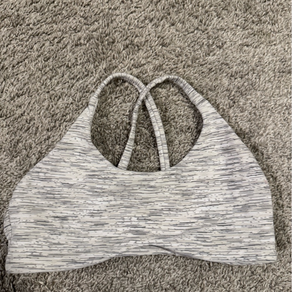 Gray Women's Sports Bra